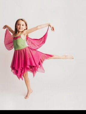 Placard Originals Pinkerbelle Dress Fairy Princess Costume Party Outfit Size 6